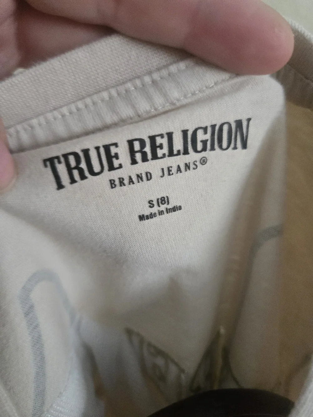 True Religion Tan Kids Tshirt.